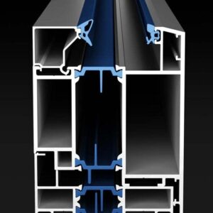 Alternative view of Cửa Đi Mở Quay Ngoài Hệ 70 Nhôm Fletcher Cầu Cách Nhiệt