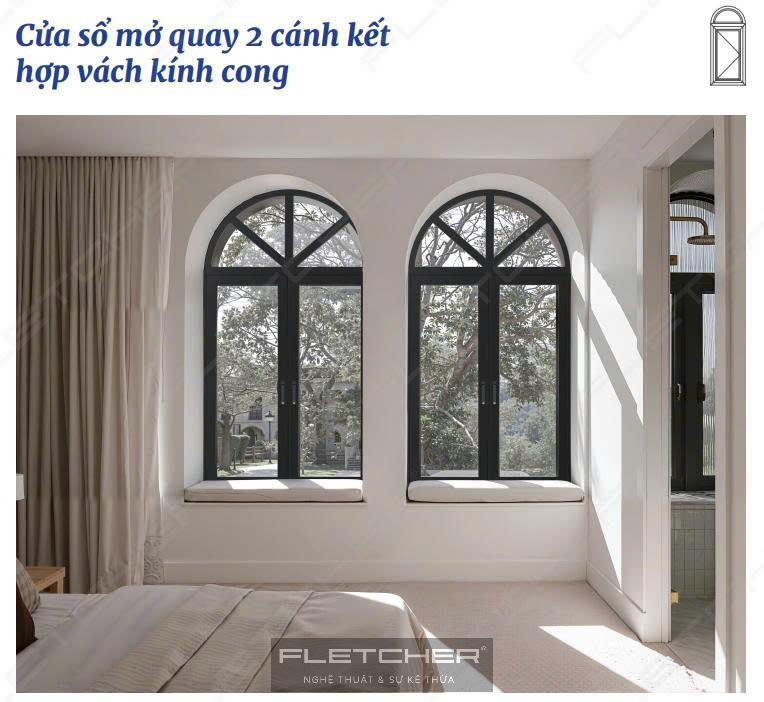 Cửa Đi Cửa Sổ Mở Quay, Hất Hệ 60 Không Cầu Cách Nhiệt