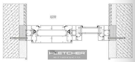Cửa Sổ Đối Lưu Không Khí Hệ 70 Nhôm Fletcher