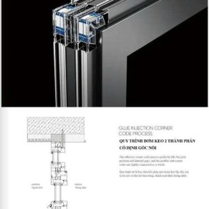 Alternative view of Cửa Sổ Mở Quay Trong Hệ 70 Fletcher Cầu Cách Nhiệt