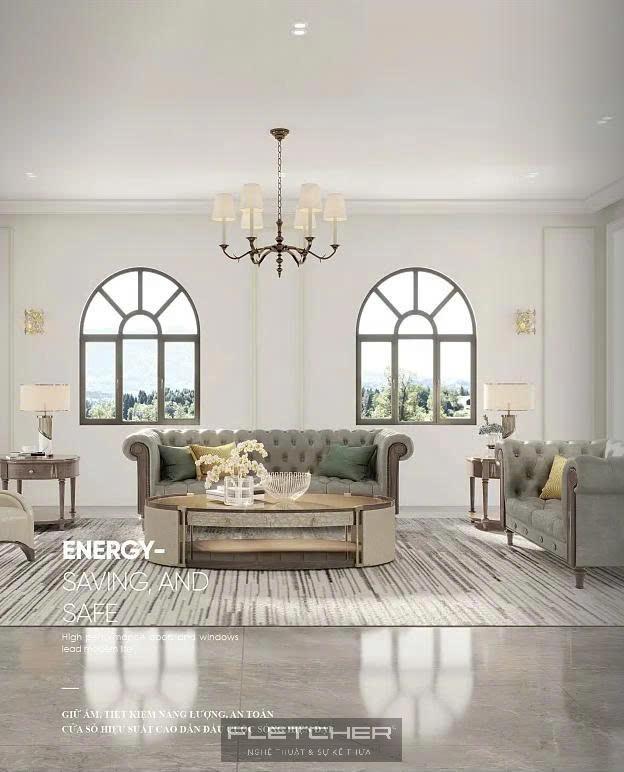 Cửa Sổ Mở Quay Trong Hệ 70 Fletcher Cầu Cách Nhiệt 6 Cửa Sổ Mở Quay Hệ 70 Fletcher Cầu Cách Nhiệt