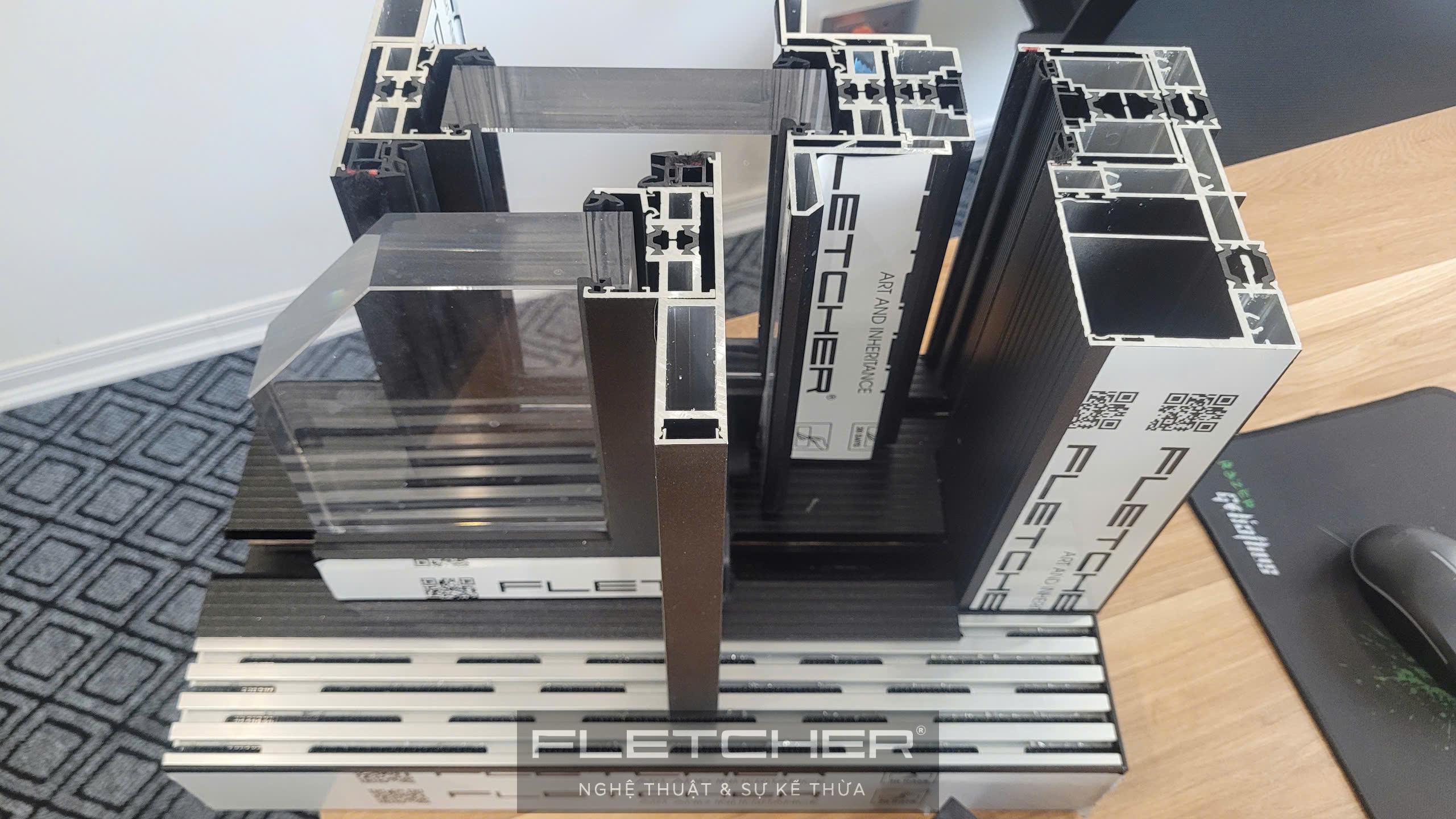 Mẫu Góc Profile Nhôm Fletcher