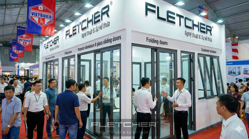 Fletcher – Triển lãm Vietbuild 03/2026 – Cơ hội trải nghiệm cửa nhôm cầu cách nhiệt cao cấp tại hội chợ xây dựng lớn nhất Việt Nam