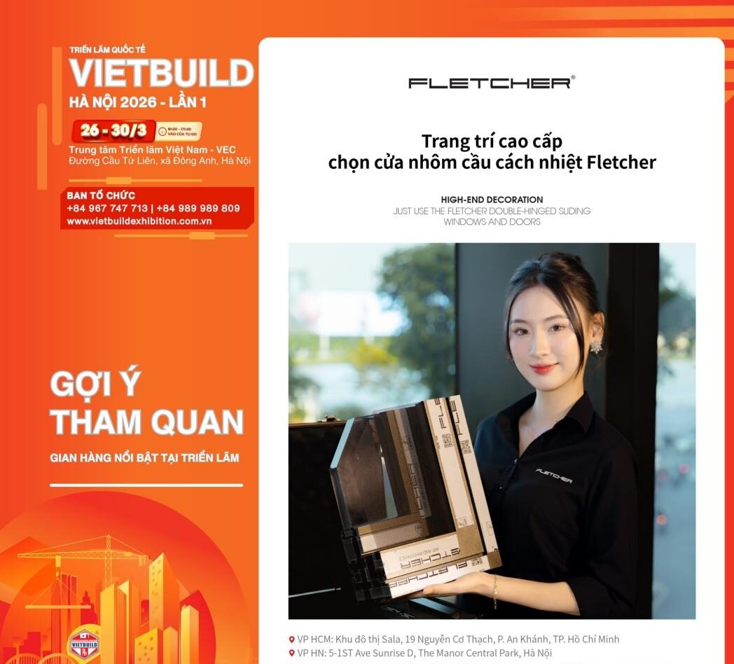 Fletcher sẵn sàng tại hội chợ Vietbuild