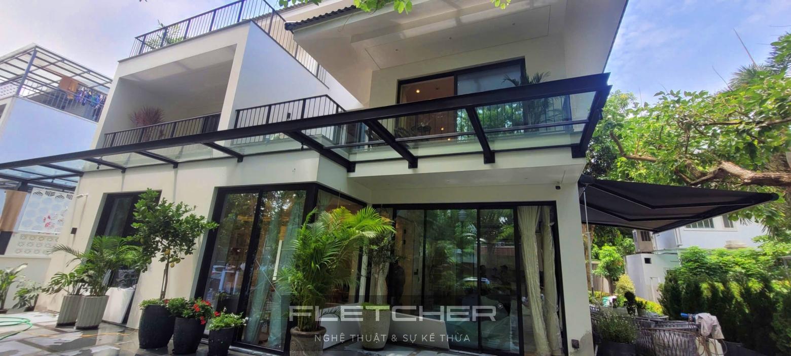 Biệt thự Ecopark Hưng Yên — Cửa nhôm Fletcher cho không gian xanh