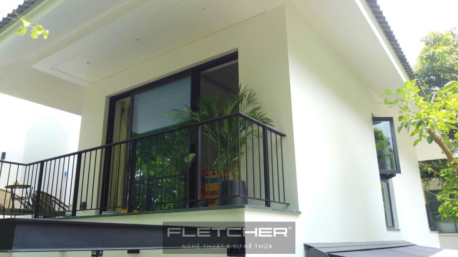 Biệt thự Ecopark Hưng Yên — Cửa nhôm Fletcher cho không gian xanh