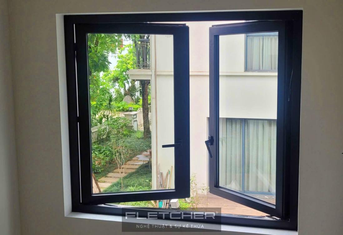 Biệt thự Ecopark Hưng Yên — Cửa nhôm Fletcher cho không gian xanh