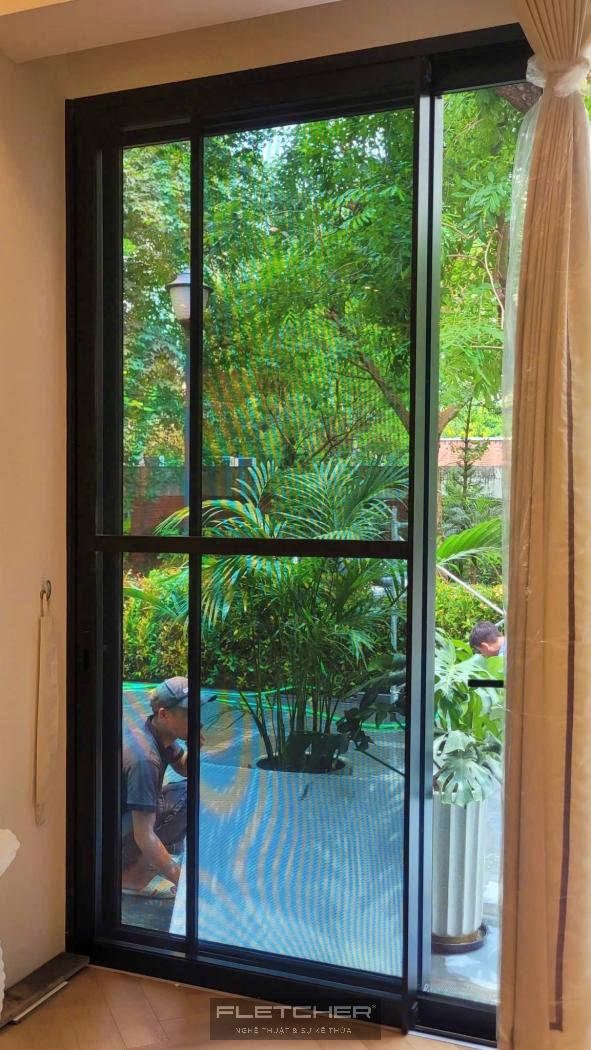 Biệt thự Ecopark Hưng Yên — Cửa nhôm Fletcher cho không gian xanh