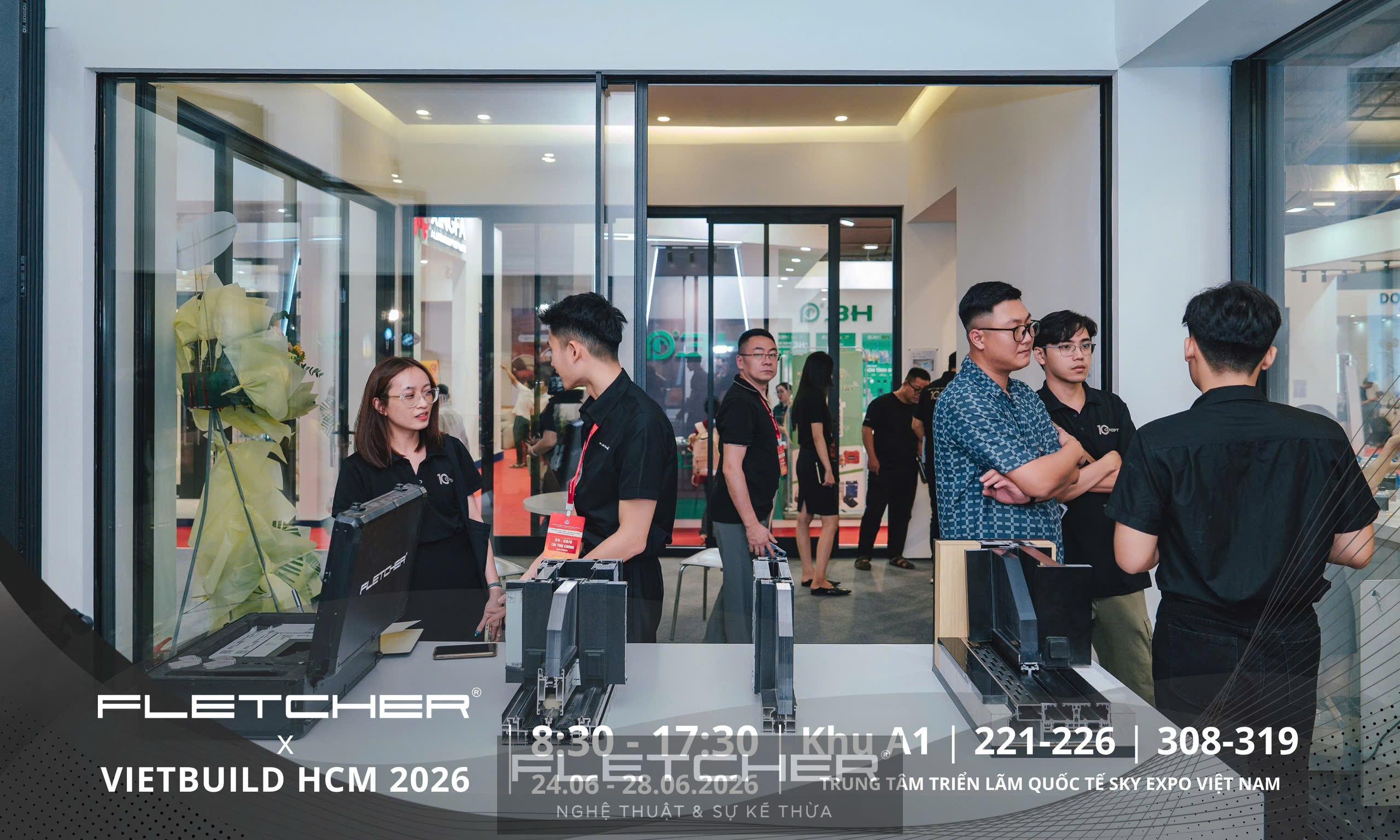 Những hình ảnh sôi động gian hàng Fletcher tại VietBuild HCM
