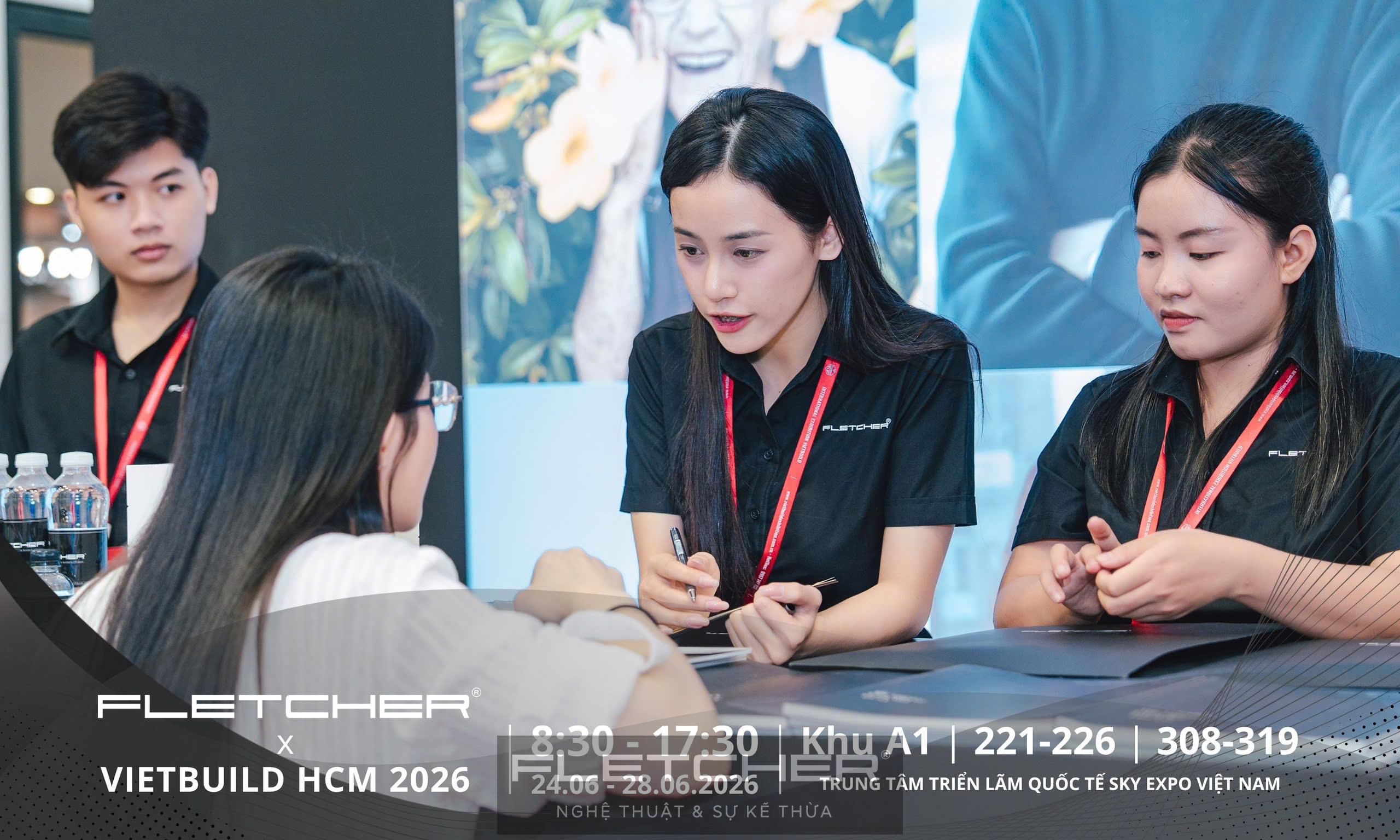 Những hình ảnh sôi động gian hàng Fletcher tại VietBuild HCM 2 Những hình ảnh sôi động gian hàng Fletcher tại VietBuild HCM