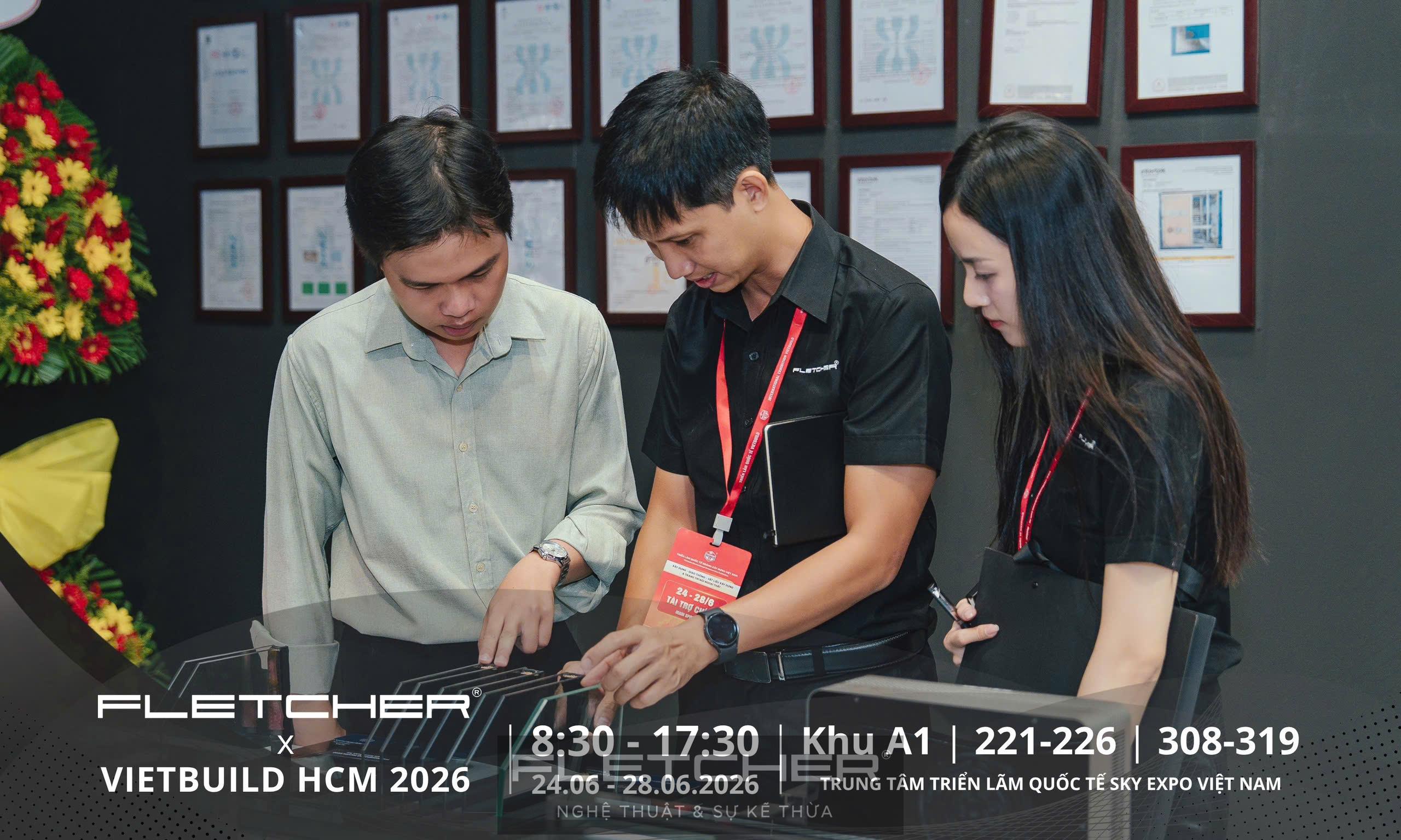 Những hình ảnh sôi động gian hàng Fletcher tại VietBuild HCM