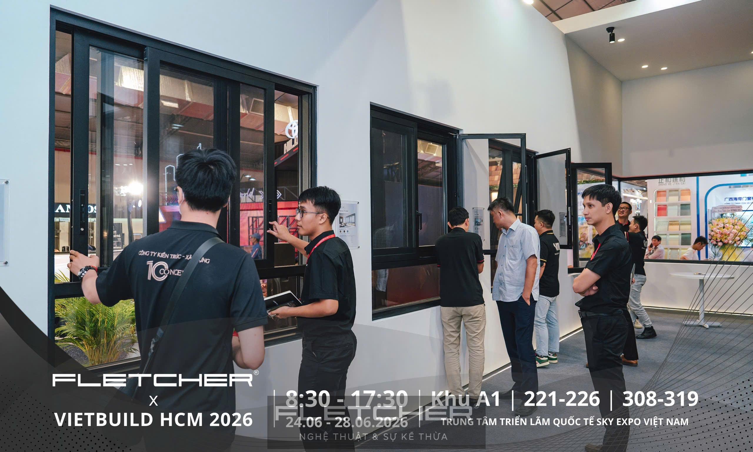 Những hình ảnh sôi động gian hàng Fletcher tại VietBuild HCM