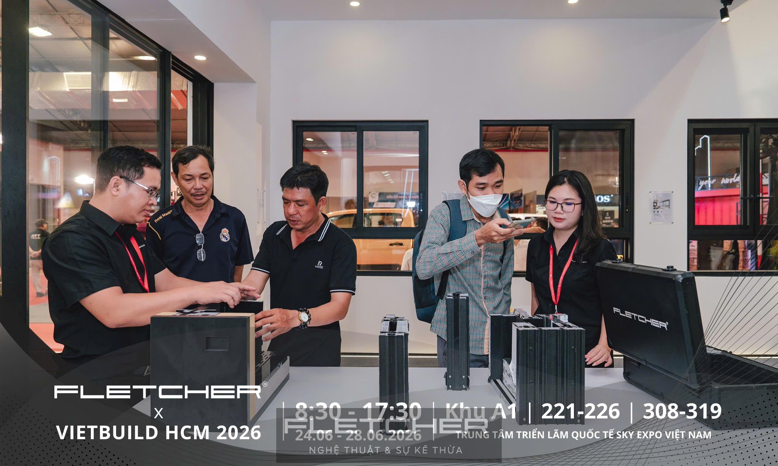 Những hình ảnh sôi động gian hàng Fletcher tại VietBuild HCM