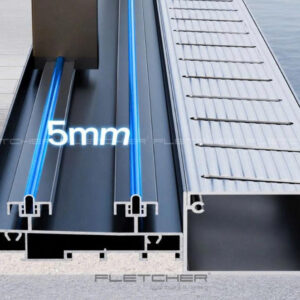 Alternative view of FLC Minimal F100 - Cửa đi mở trượt